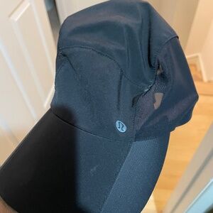 lululemon black Fast and Free running hat